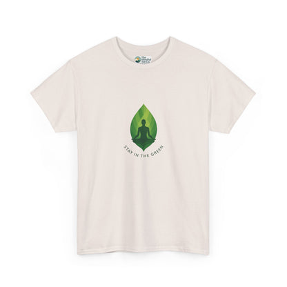 Stay in the Green T-Shirt – Minimalist Meditation Tee