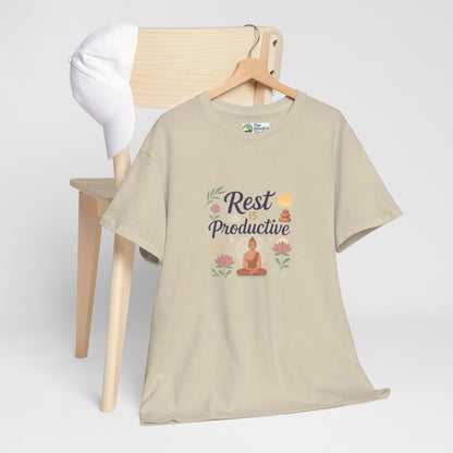 Rest Is Productive T-Shirt – Mindfulness & Meditation Tee