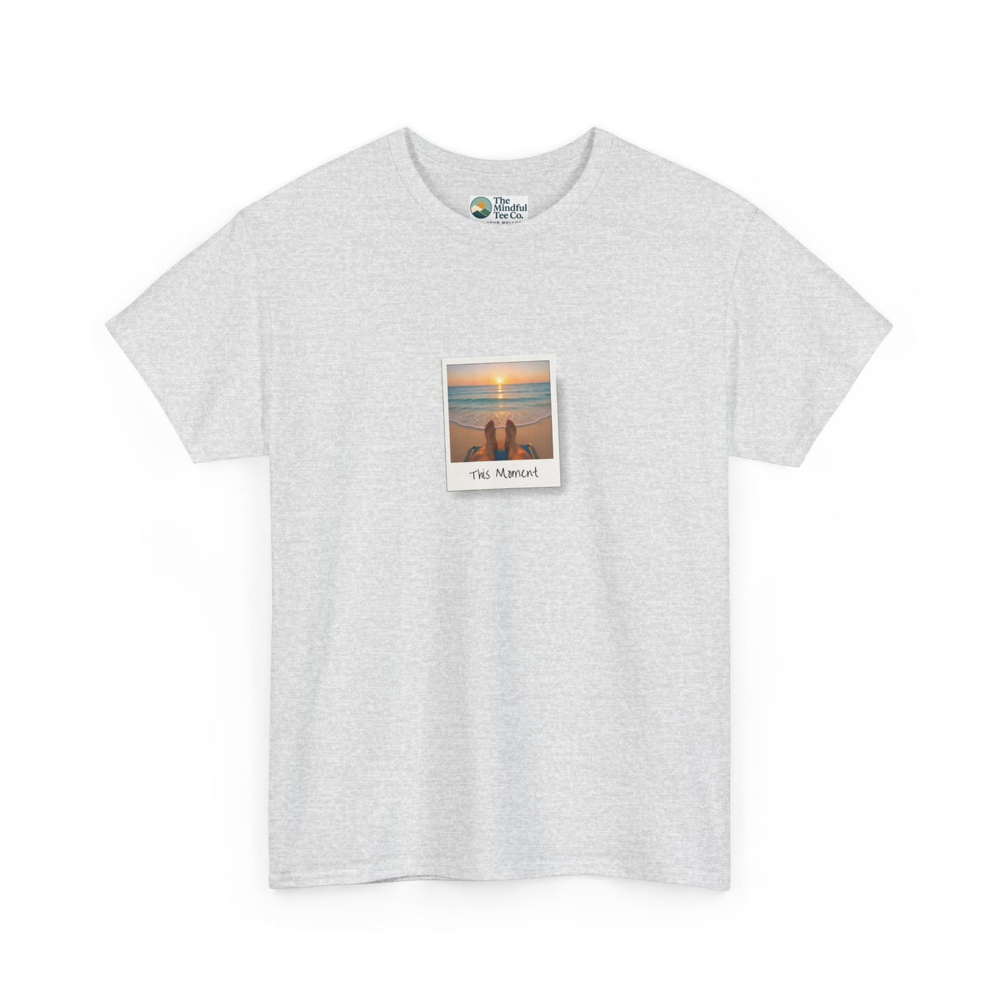 This Moment T-Shirt - Ocean Sunset Mindfulness Tee
