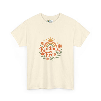 Kindness Is Free T-Shirt – Rainbow Positivity Tee