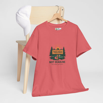 Trailhead Not Deadline T-Shirt – Mental Health Hiking Tee