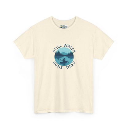 Still Water Runs Deep T-Shirt – Lake Reflection Mental Health Tee