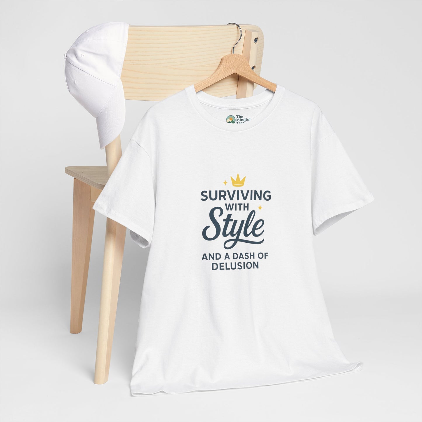 Surviving with Style T-Shirt – Mental Health & Self-Care Tee
