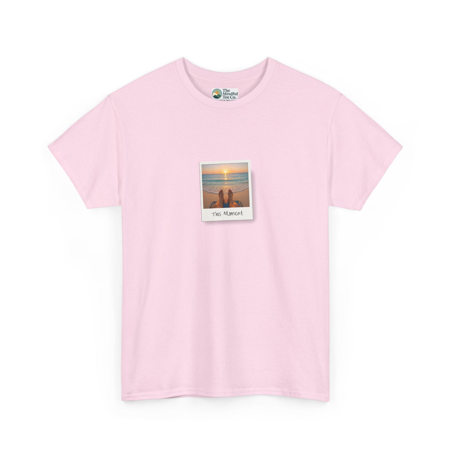 This Moment T-Shirt - Ocean Sunset Mindfulness Tee