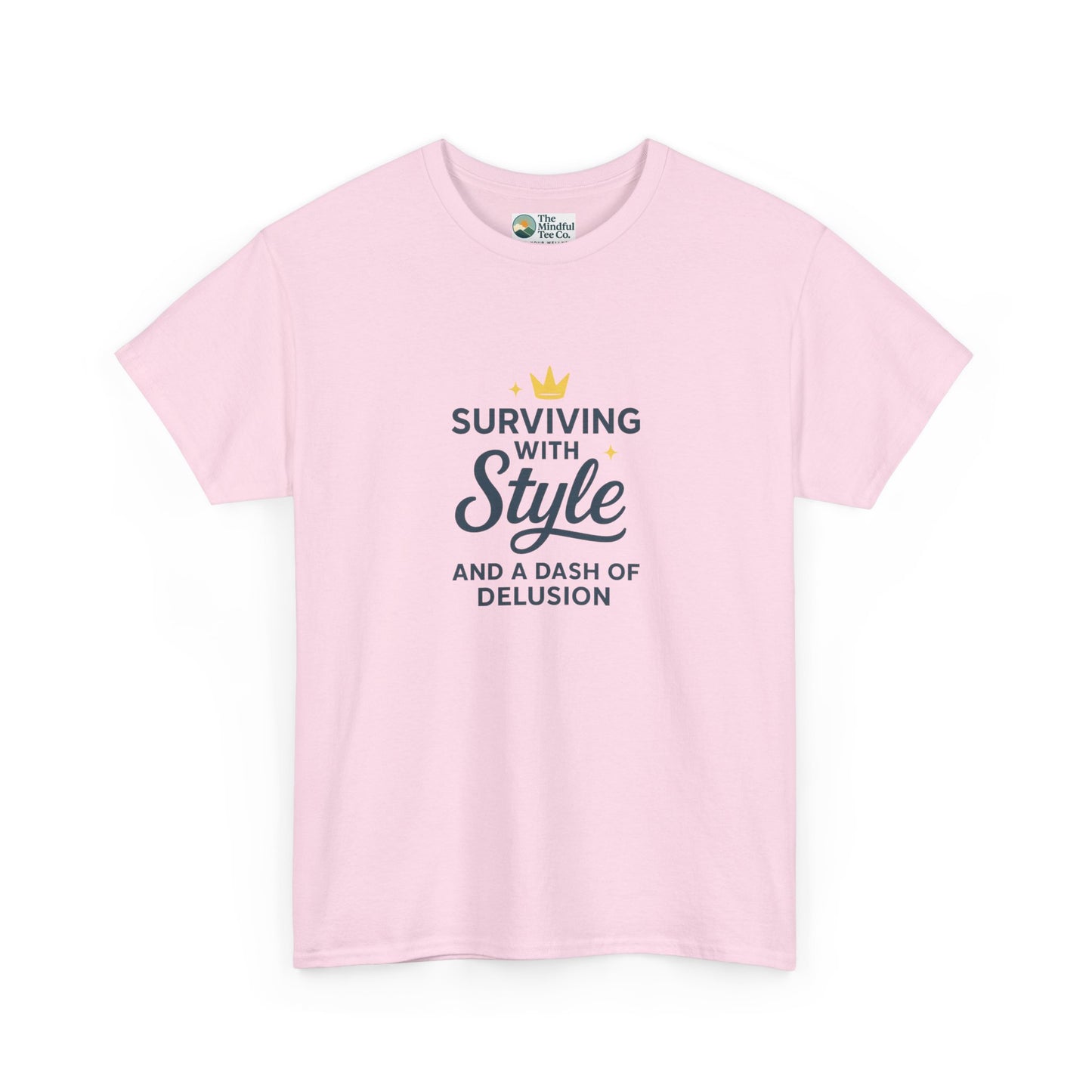 Surviving with Style T-Shirt – Mental Health & Self-Care Tee