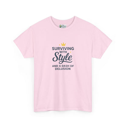Surviving with Style T-Shirt – Mental Health & Self-Care Tee