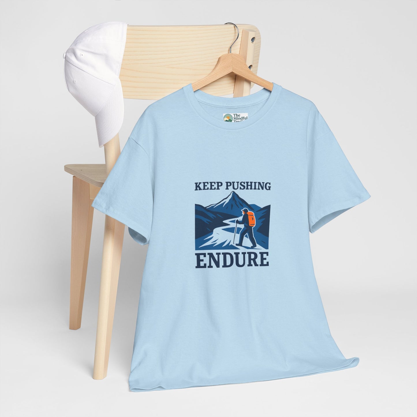 Keep Pushing Endure T-Shirt – Motivational Hiking Tee