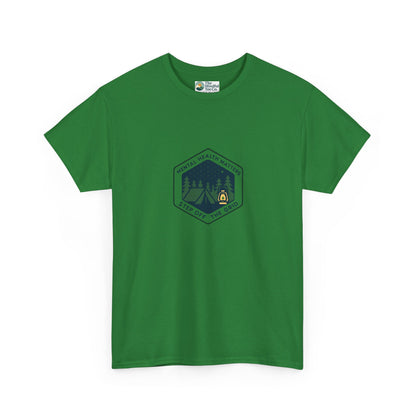 Step Off the Grid T-Shirt – Mental Health Matters Camping Tee