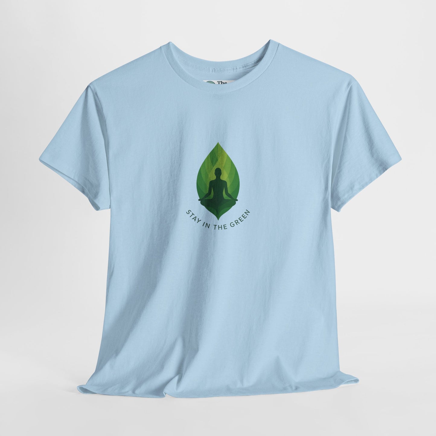 Stay in the Green T-Shirt – Minimalist Meditation Tee
