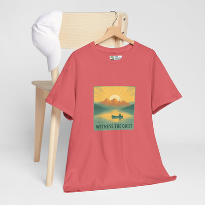 Witness the Quiet Canoe T-Shirt – Nature Mindfulness  Tee