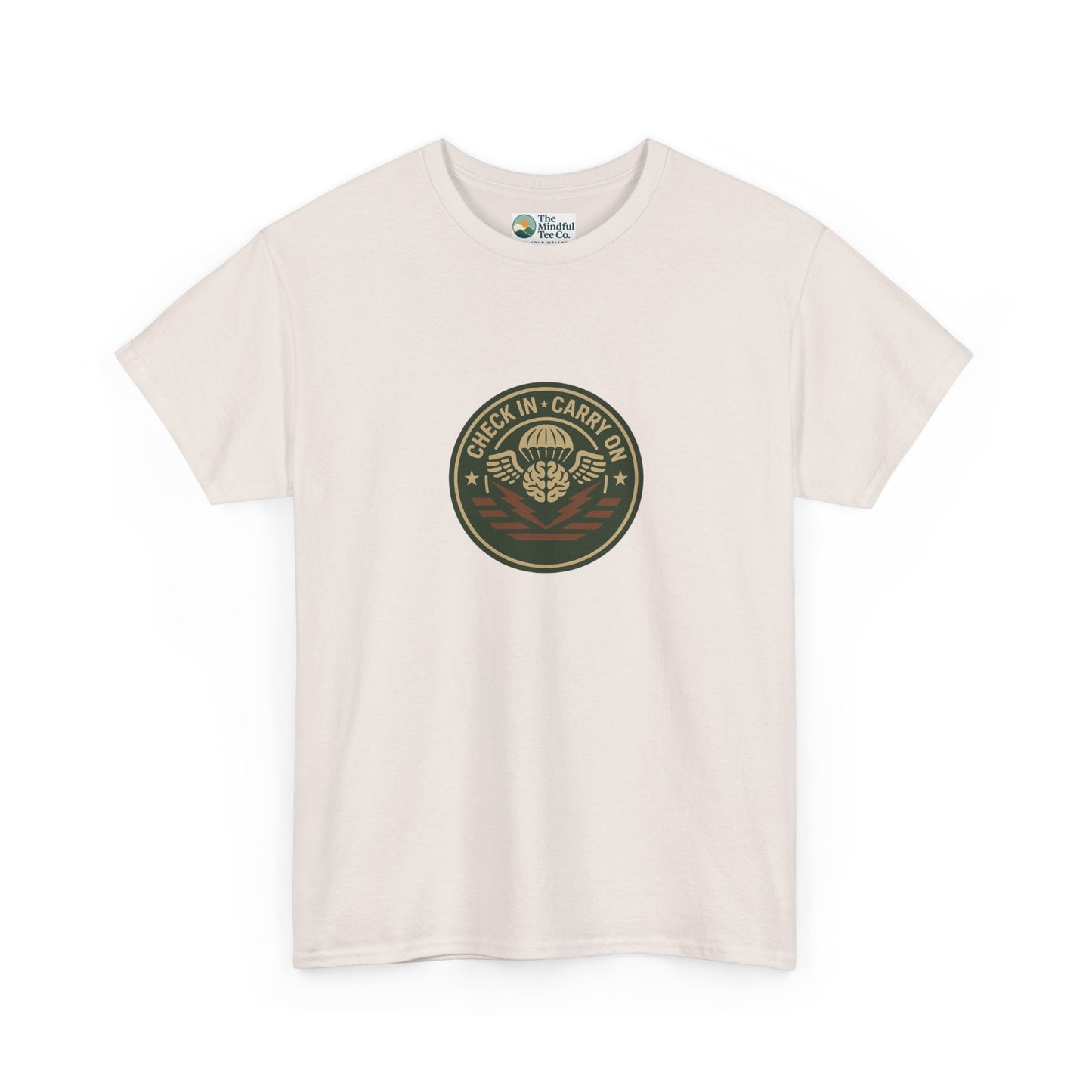 Check In, Carry On T-Shirt - Military Mental Health Tee