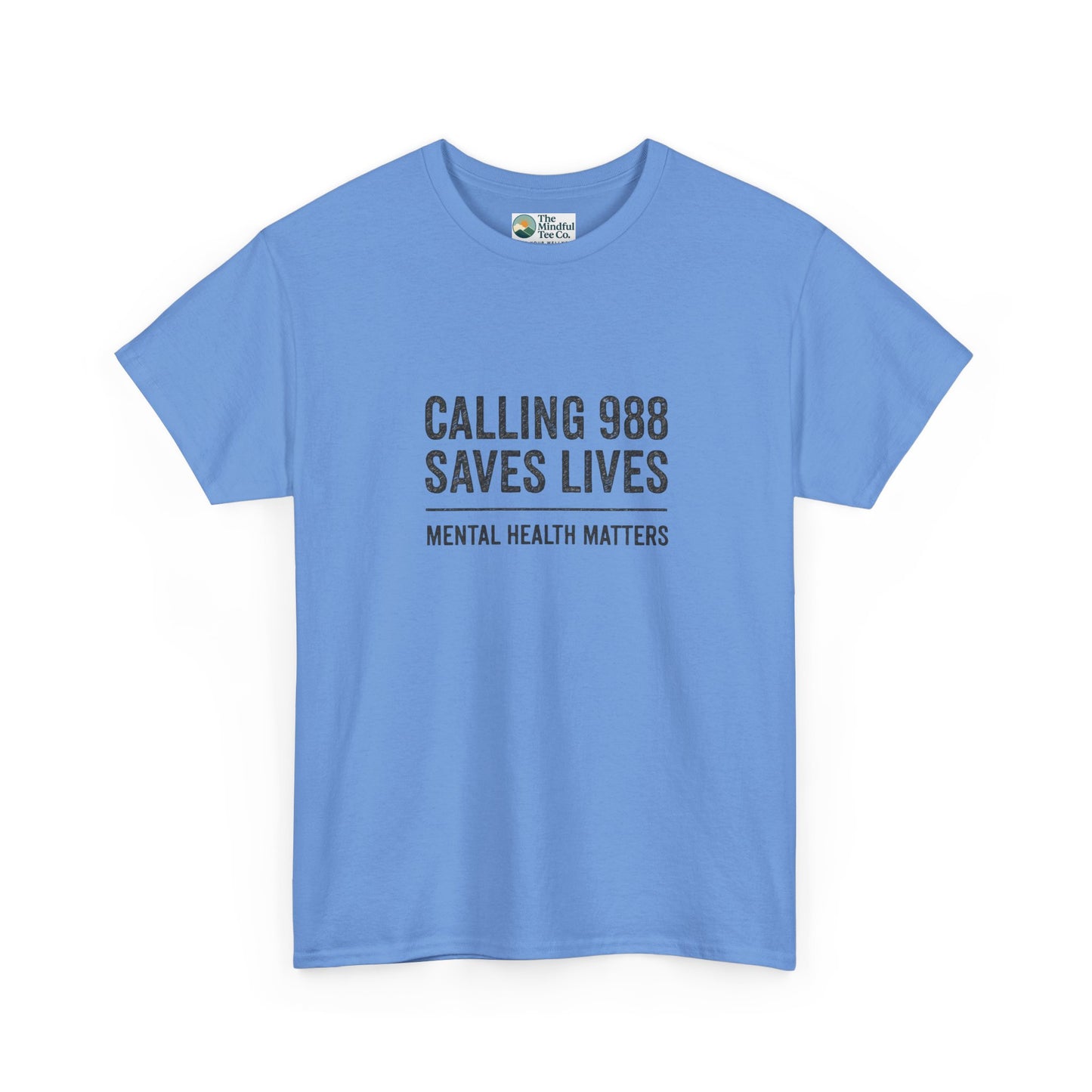 Calling 988 Saves Lives T-Shirt - Mental Health Awareness