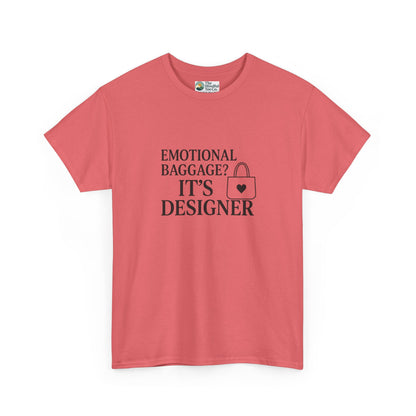 Emotional Baggage? It’s Designer T-Shirt – Mental Health Tee
