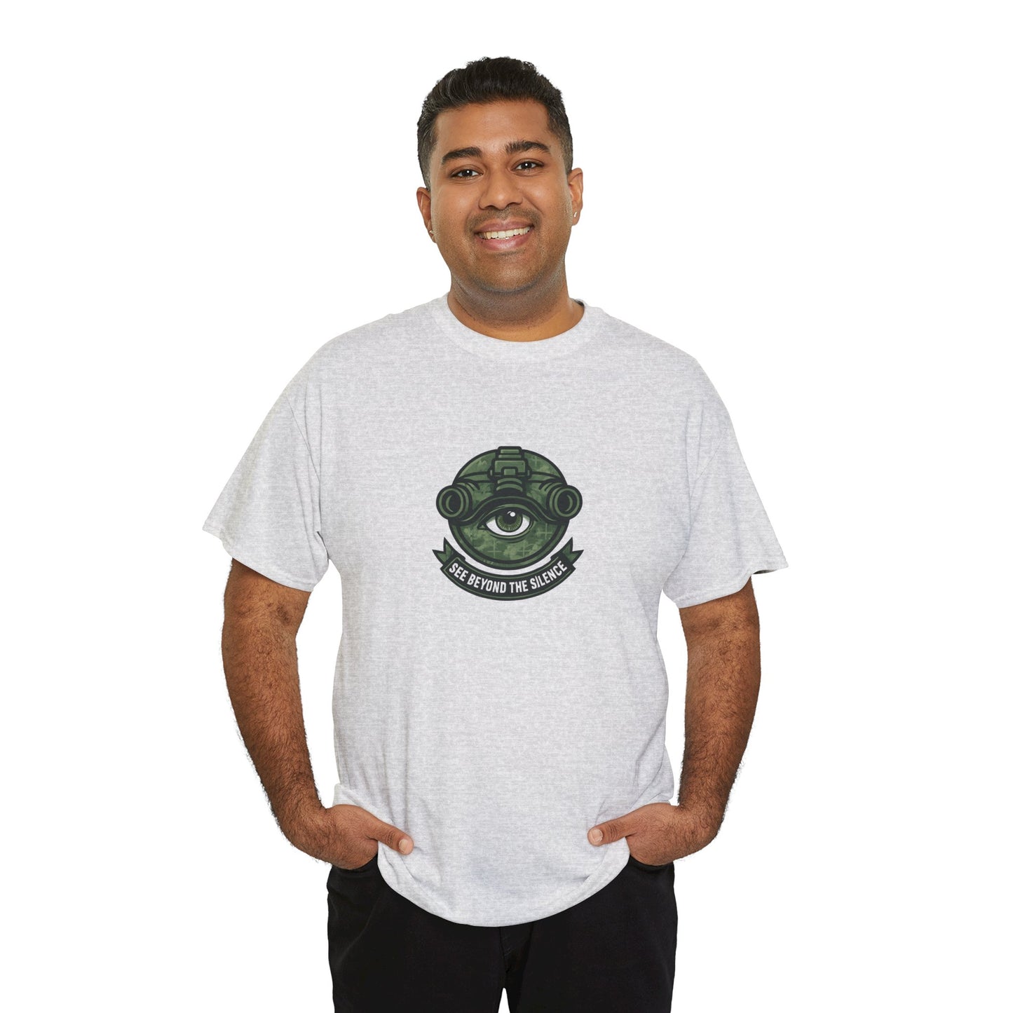 See Beyond the Silence T-Shirt – Military Awareness & Mental Strength  Tee
