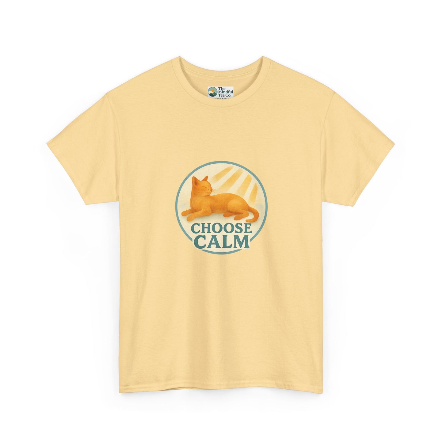 Choose Calm T-Shirt – Relaxing Cat Tee