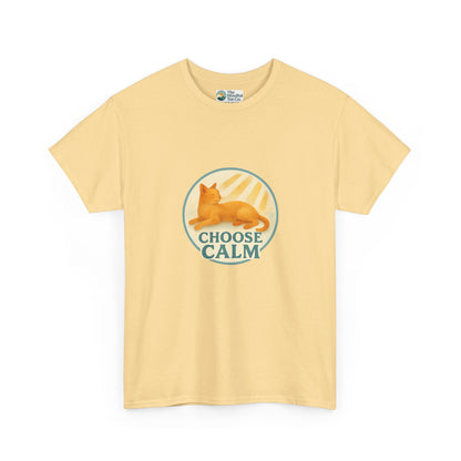 Choose Calm T-Shirt – Relaxing Cat Tee