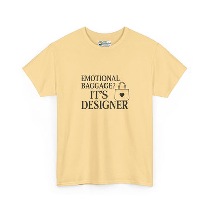 Emotional Baggage? It’s Designer T-Shirt – Mental Health Tee