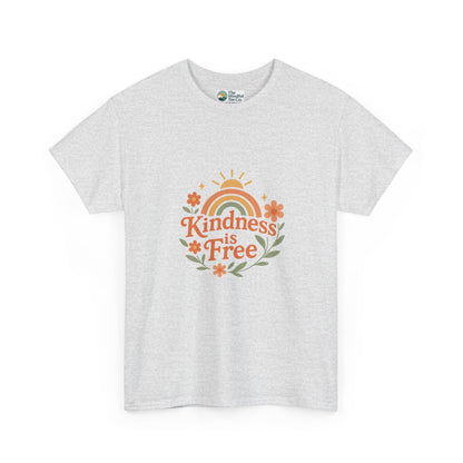 Kindness Is Free T-Shirt – Rainbow Positivity Tee