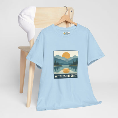 Witness the Quiet Sunset T-Shirt - Reflection Mindfulness Tee