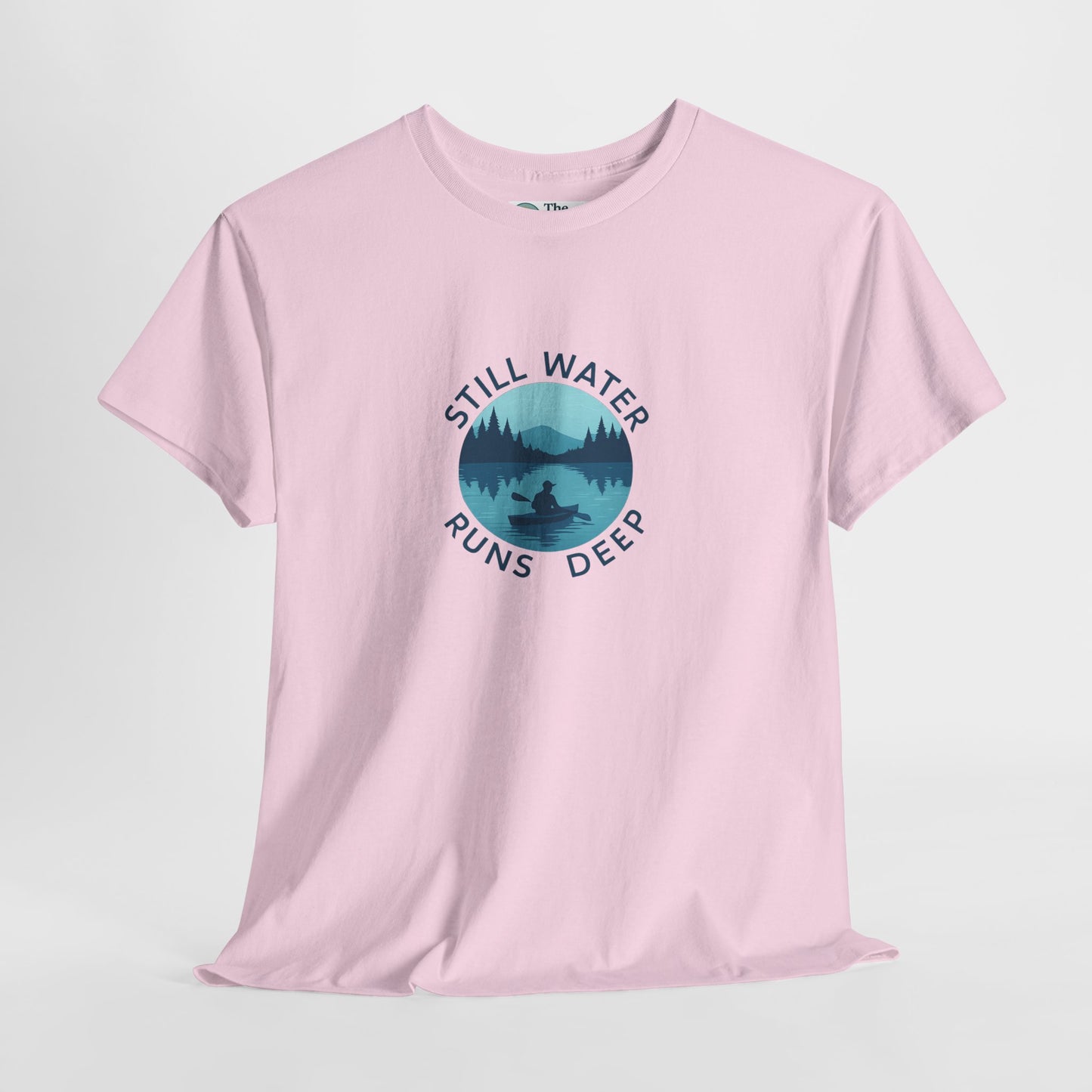 Still Water Runs Deep T-Shirt – Lake Reflection Mental Health Tee