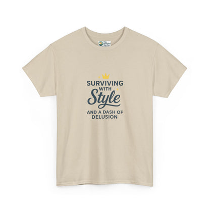 Surviving with Style T-Shirt – Mental Health & Self-Care Tee