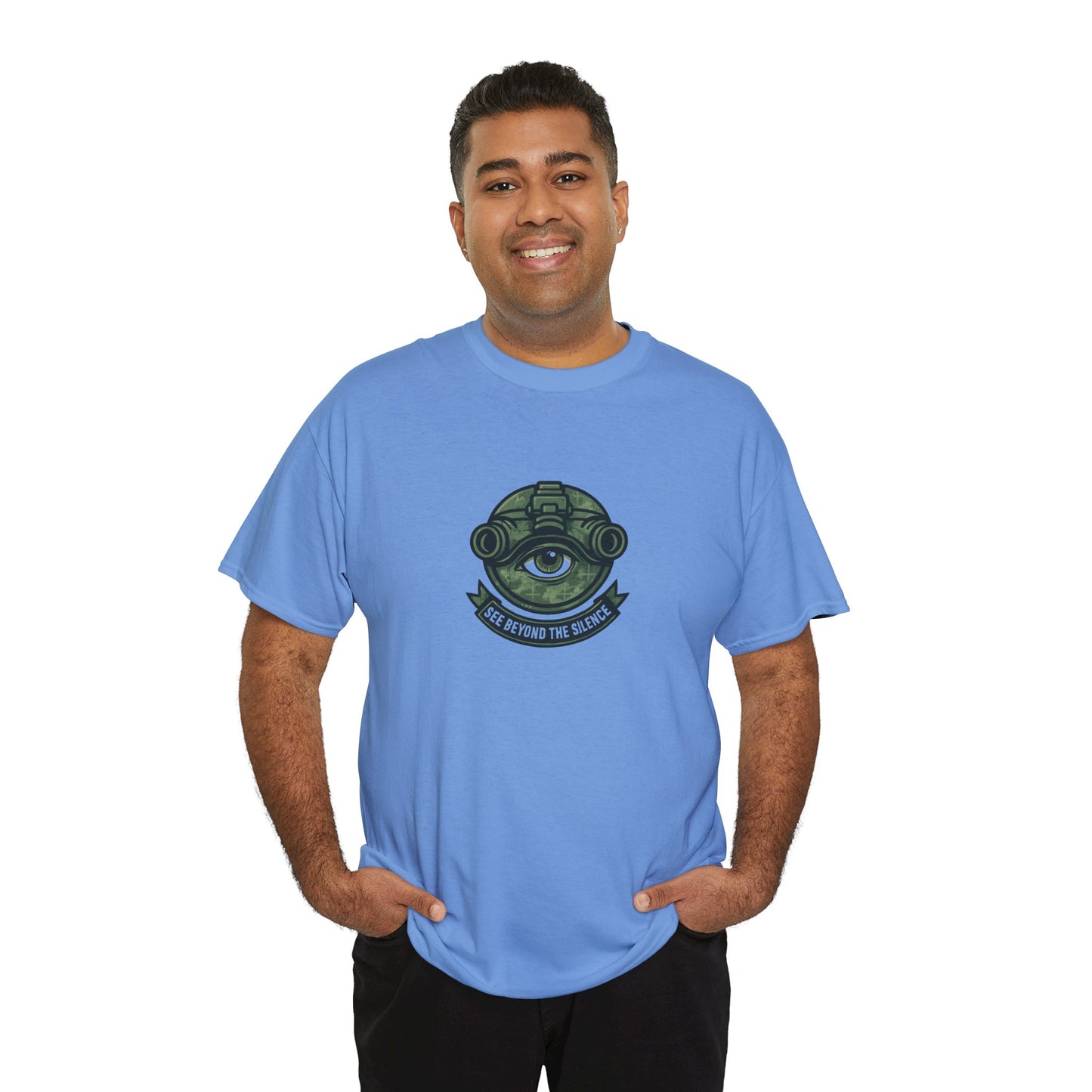 See Beyond the Silence T-Shirt – Military Awareness & Mental Strength  Tee