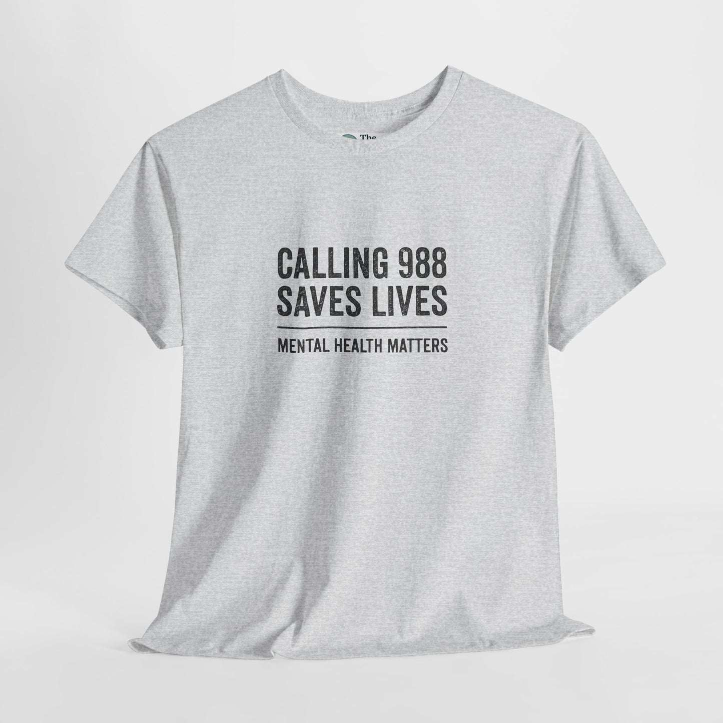 Calling 988 Saves Lives T-Shirt - Mental Health Awareness  Tee