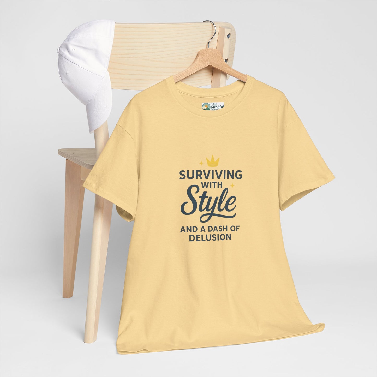 Surviving with Style T-Shirt – Mental Health & Self-Care Tee