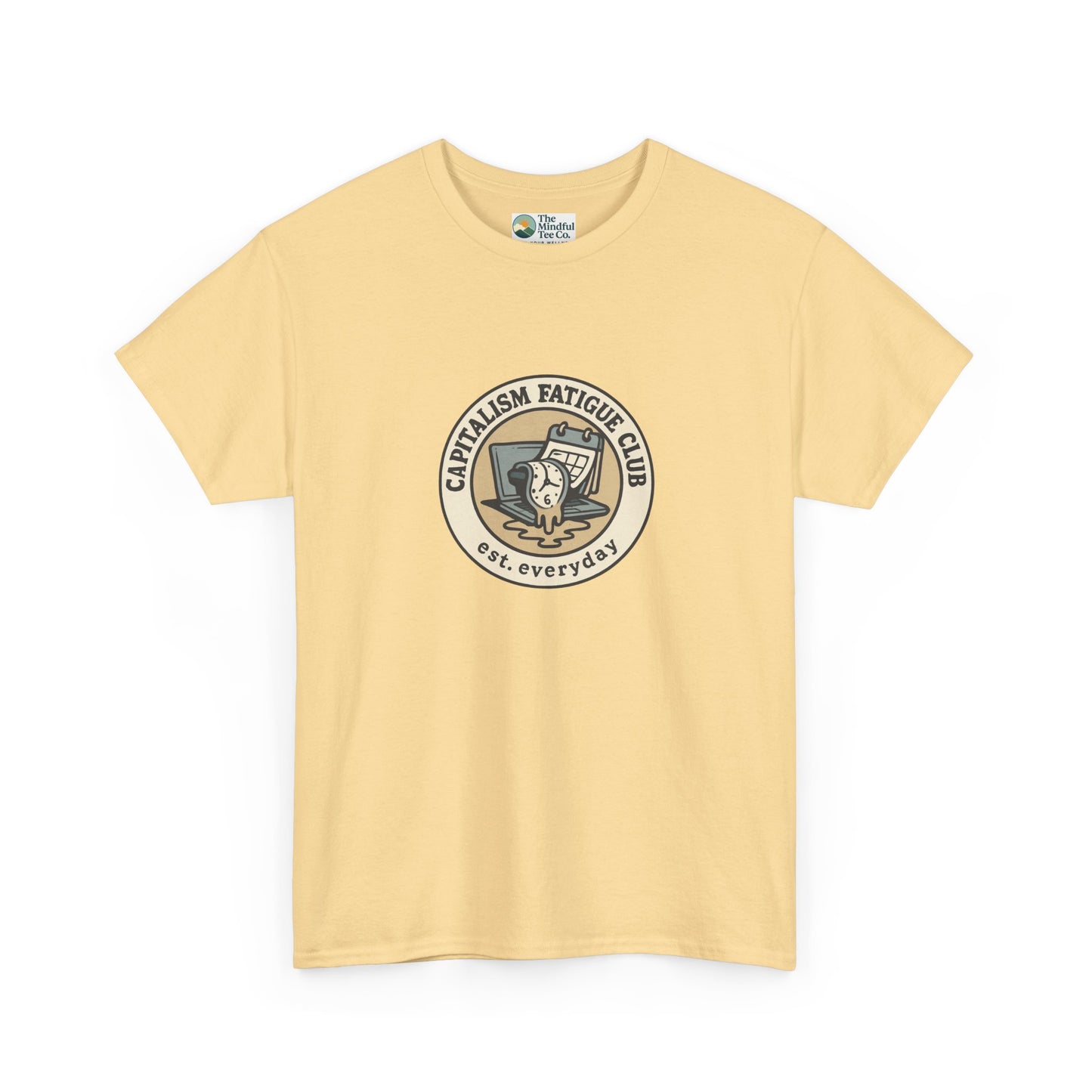 Capitalism Fatigue Club T-Shirt – Burnout Culture Tee