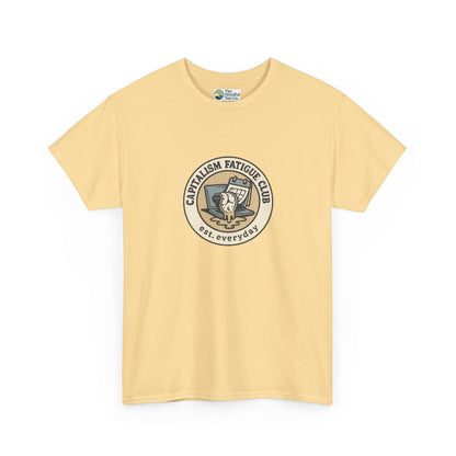 Capitalism Fatigue Club T-Shirt – Burnout Culture Tee