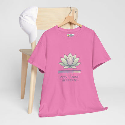Processing the Present T-Shirt – Mindfulness & Balance Tee