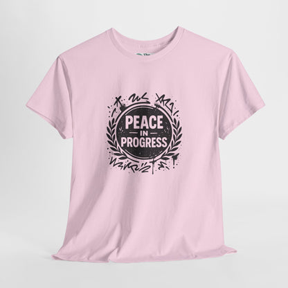 Peace in Progress T-Shirt – Streetwear Mindfulness Tee