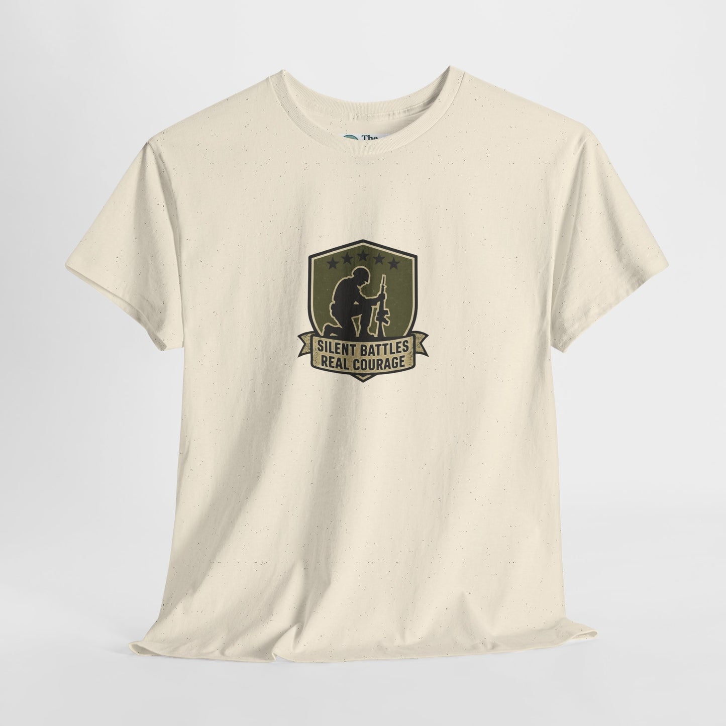 Silent Battles Real Courage T-Shirt – Military Mental Health Tee