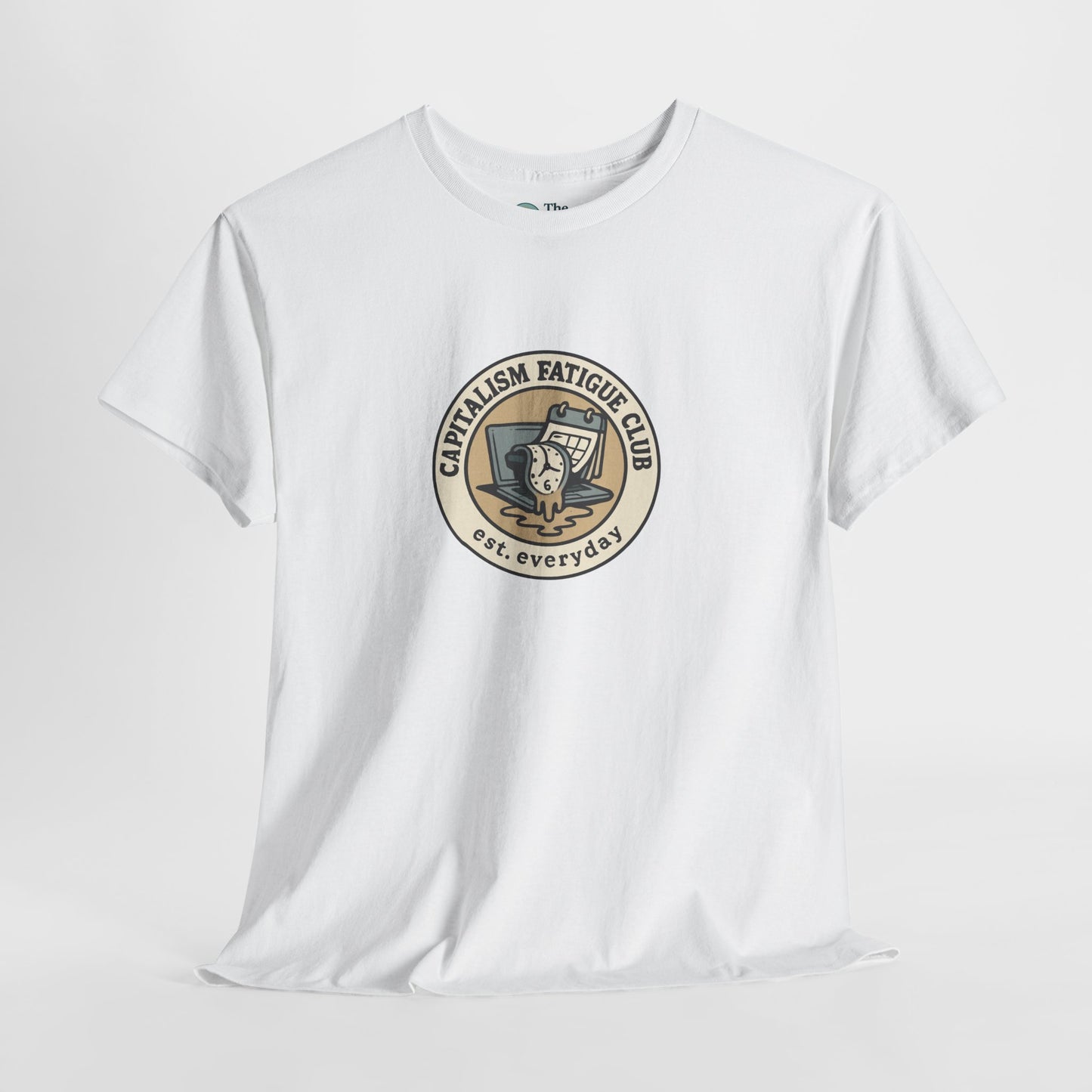 Capitalism Fatigue Club T-Shirt – Burnout Culture Tee