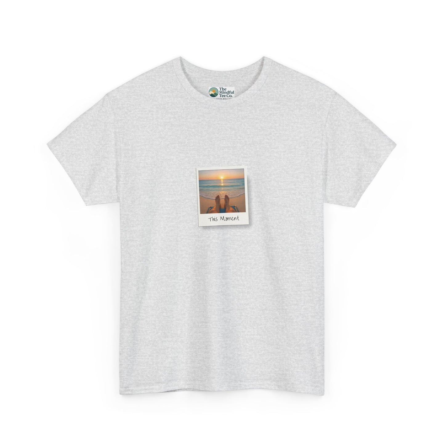 This Moment T-Shirt - Ocean Sunset Mindfulness Tee