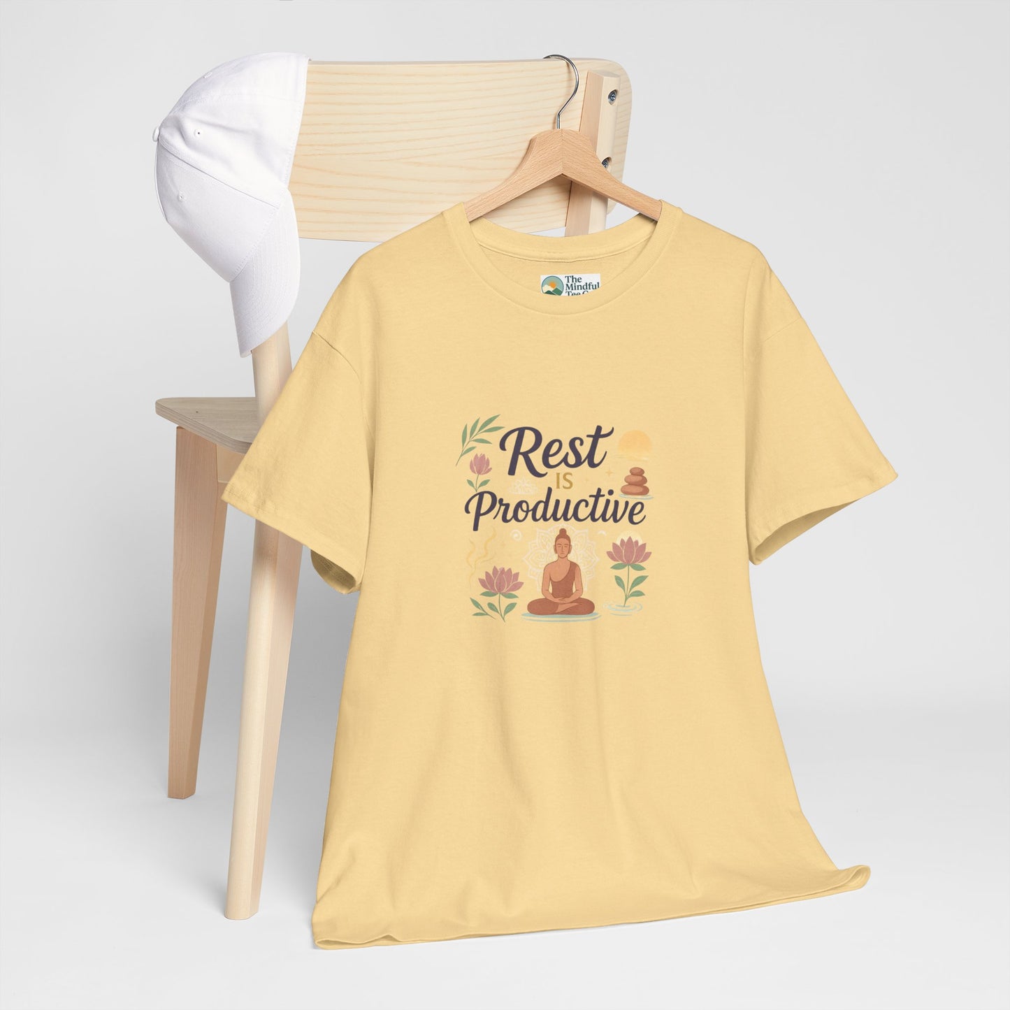 Rest Is Productive T-Shirt – Mindfulness & Meditation Tee