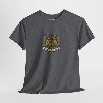 Unlock Overcome Endure T-Shirt – Military Strength & Perseverance  Tee