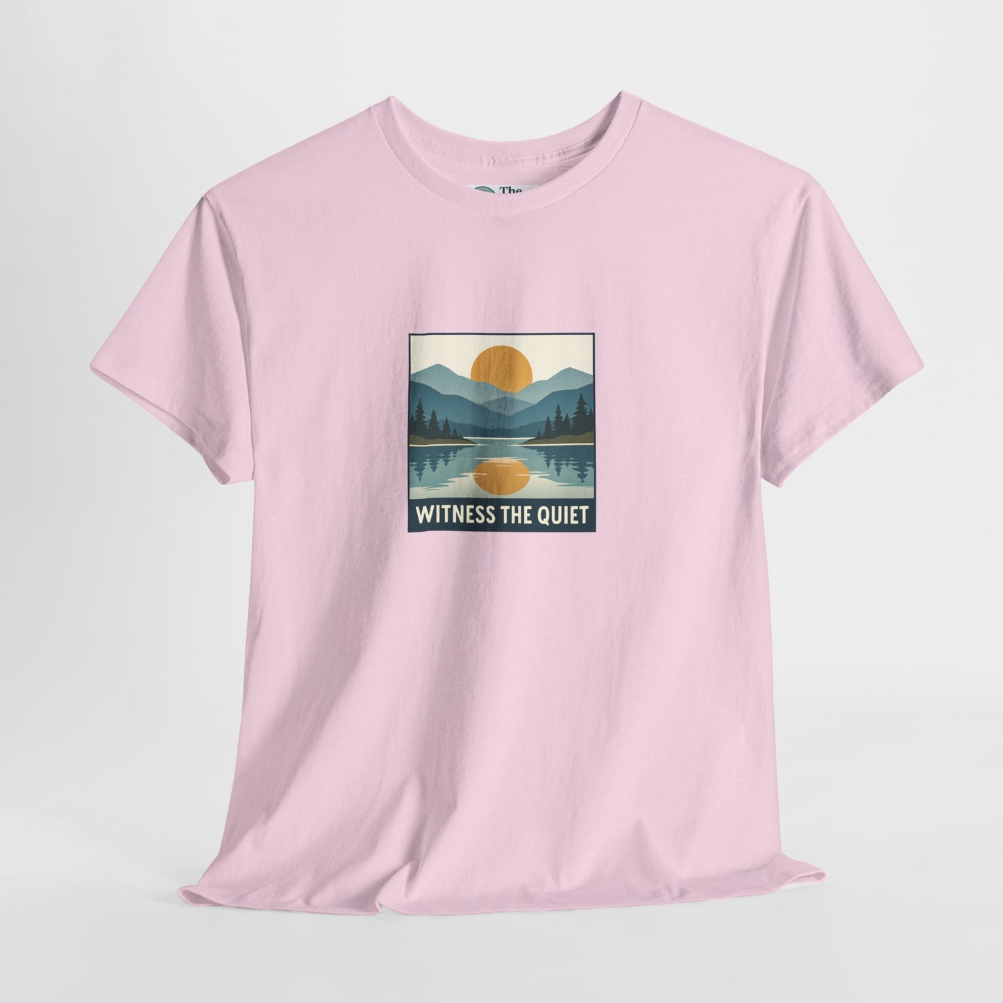 Witness the Quiet T-Shirt - Nature Mindfulness Sunset  Tee