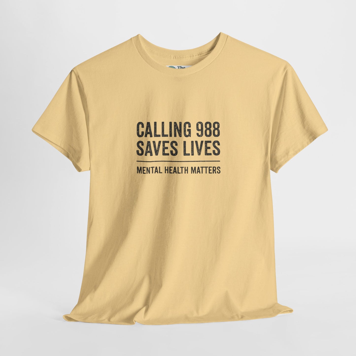 Calling 988 Saves Lives T-Shirt - Mental Health Awareness  Tee