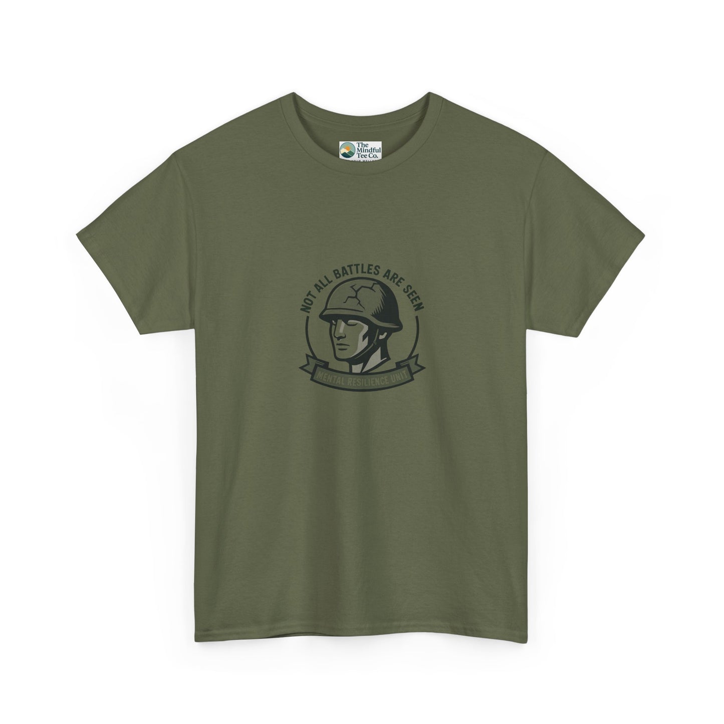 Not All Battles Are Seen T-Shirt – Military Strength & Awareness  Tee