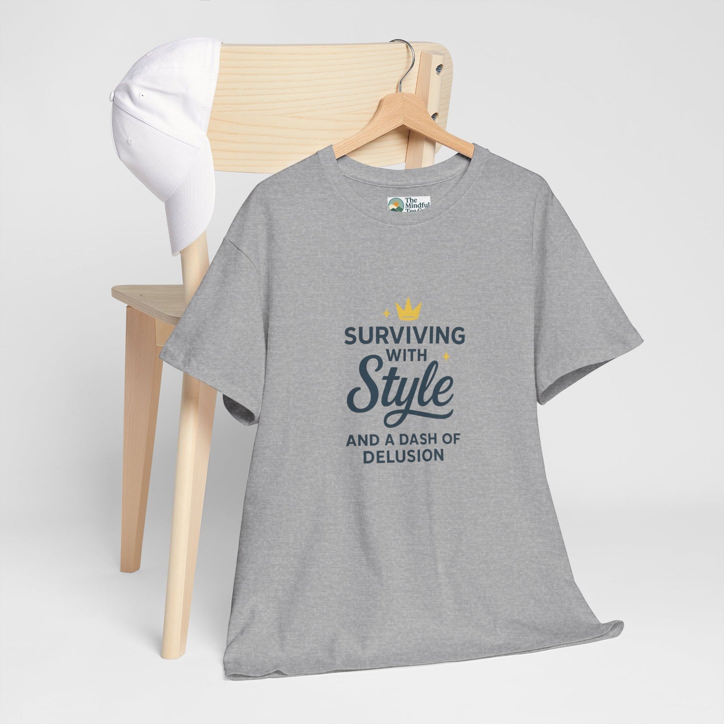 Surviving with Style T-Shirt – Mental Health & Self-Care Tee