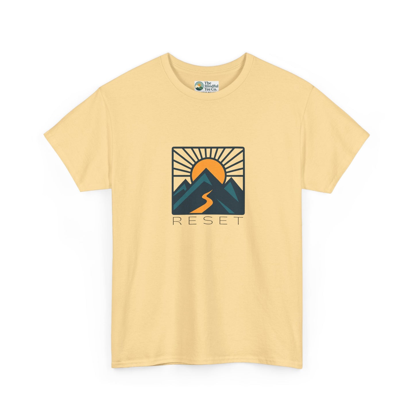 RESET T-Shirt – Motivational Sunrise Tee