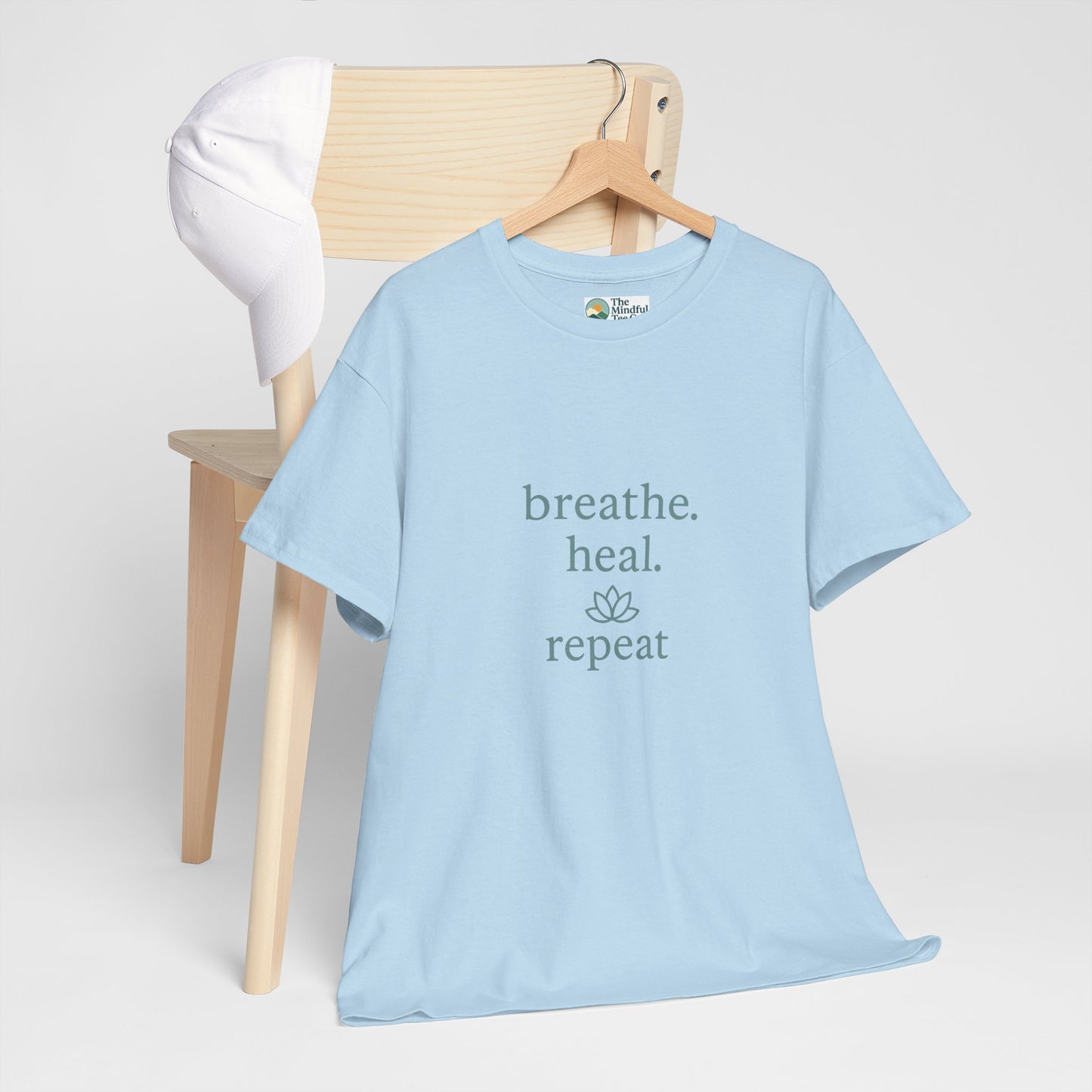 Breathe. Heal. Repeat. T-Shirt - Mindfulness & Affirmation Tee