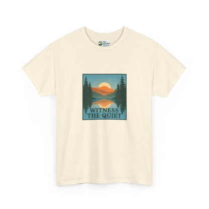 Witness the Quiet Reflection T-Shirt - Nature Mindfulness Tee