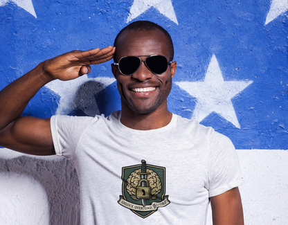 Unlock Overcome Endure T-Shirt – Military Strength & Perseverance  Tee