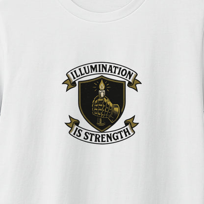 Illumination Is Strength T-Shirt – Military Resilience & Awareness  Tee