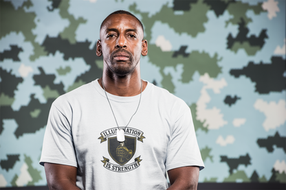 Illumination Is Strength T-Shirt – Military Resilience & Awareness  Tee