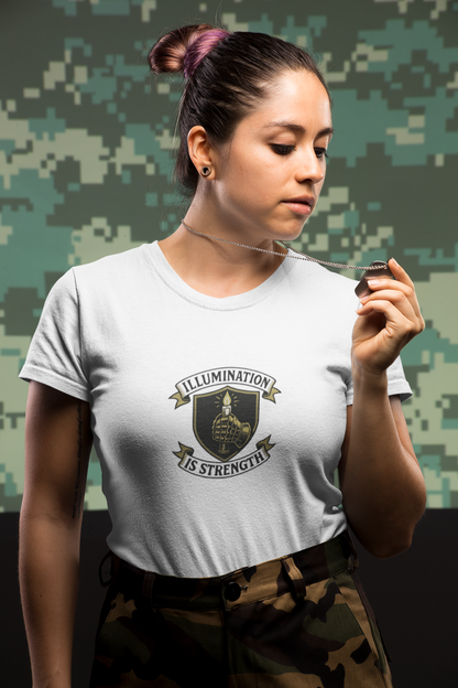 Illumination Is Strength T-Shirt – Military Resilience & Awareness  Tee