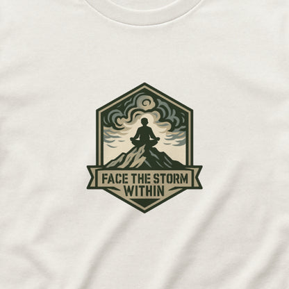 Face the Storm Within T-Shirt – Military Mental Strength Tee