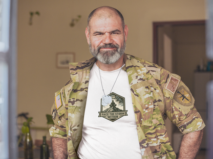 Face the Storm Within T-Shirt – Military Mental Strength Tee